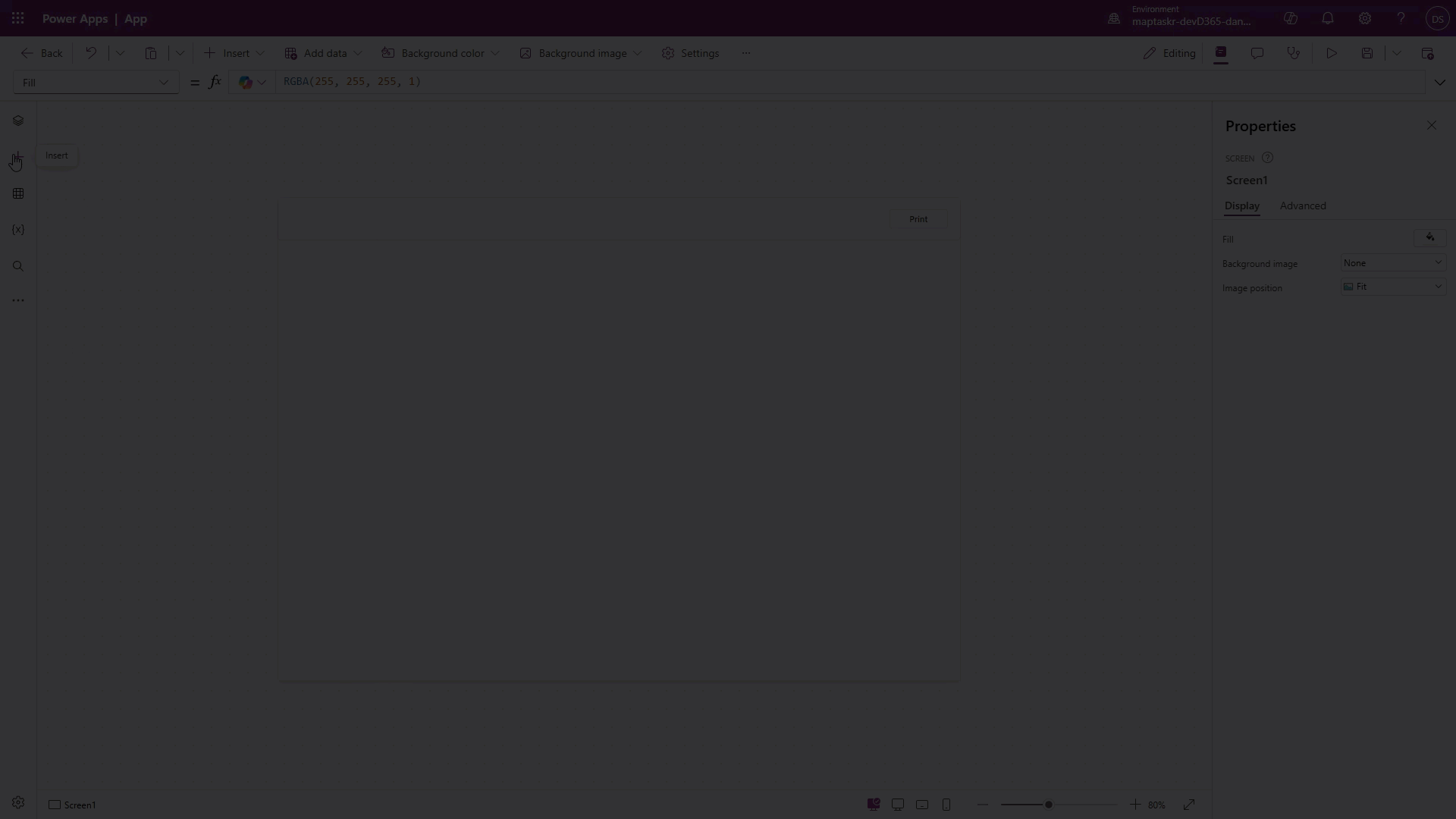 Add canvas page pcf control