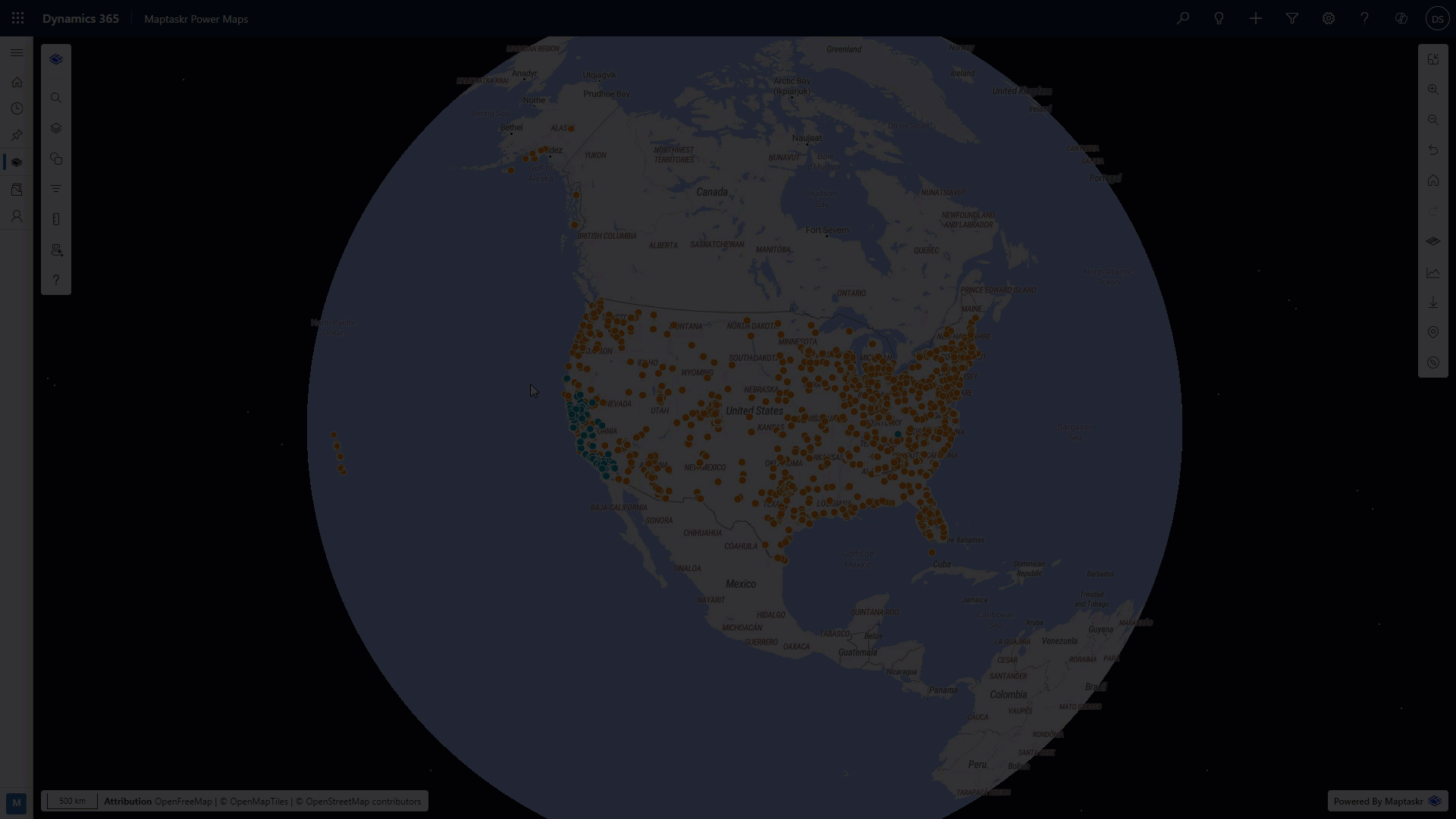 Opening the data tab