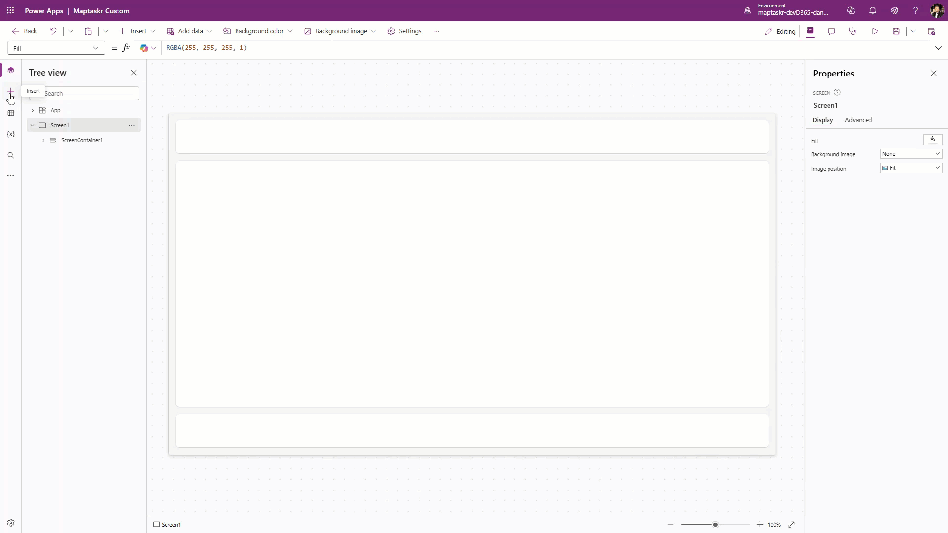 Add new canvas app component