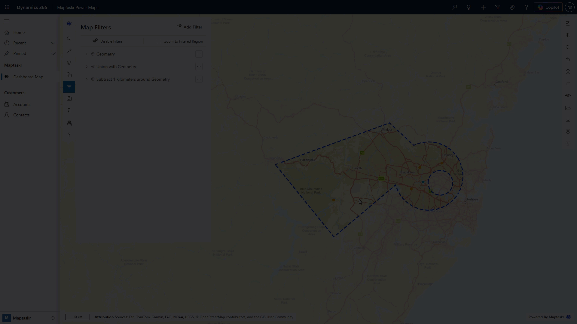 Enable/disable filters
