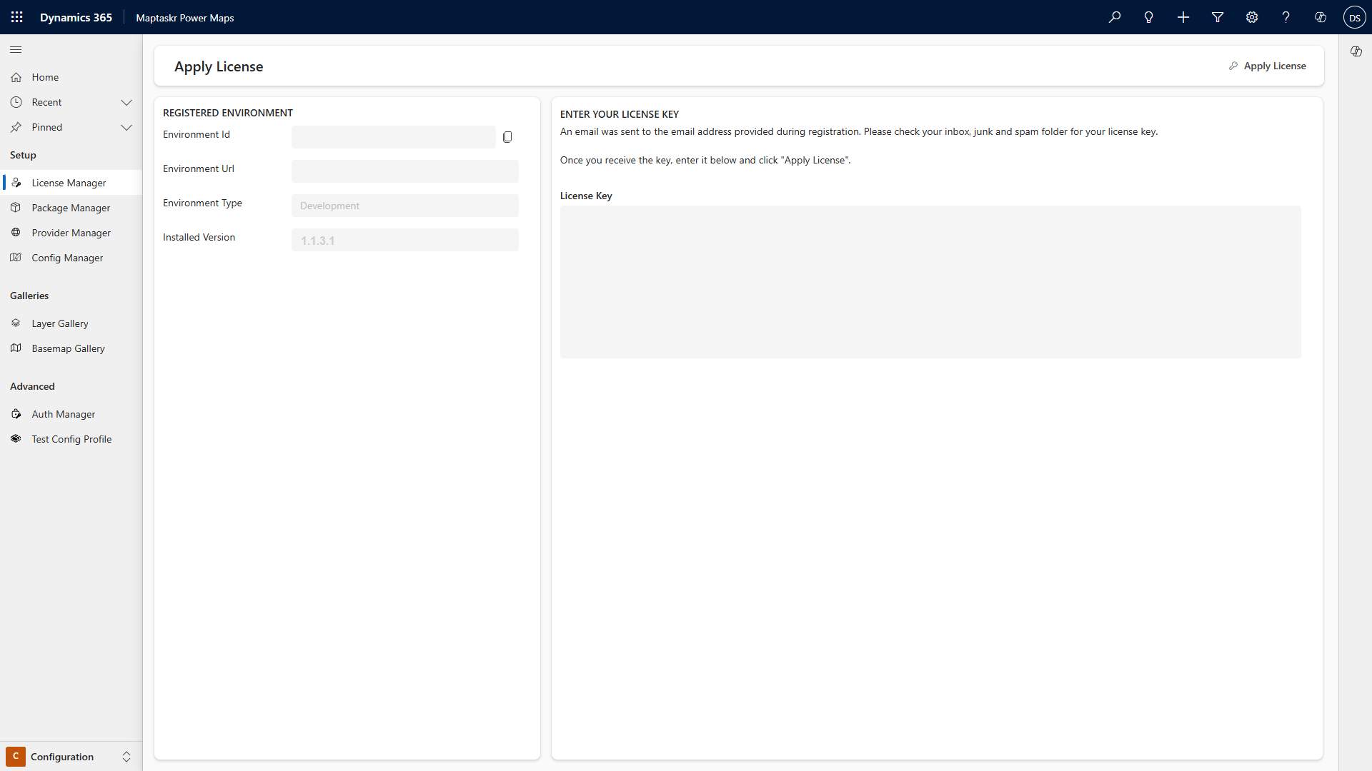 License Manager - Register License