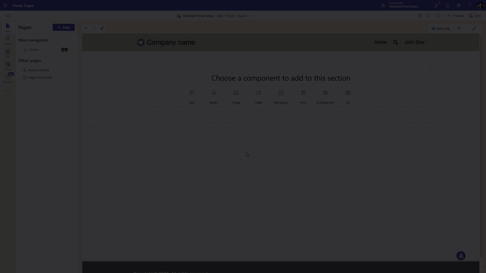 Enable Code Component