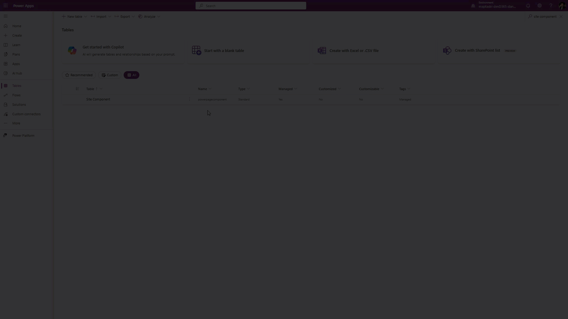 Power Pages Import Table Permissions for Enhanced Data Model