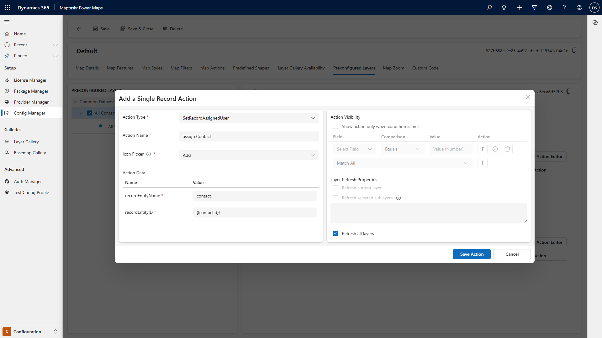 SetRecordAssignedUser